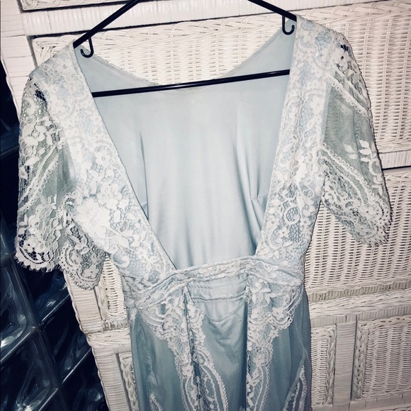 For Love & Lemons San Marco lace mint white dress - Picture 6 of 6